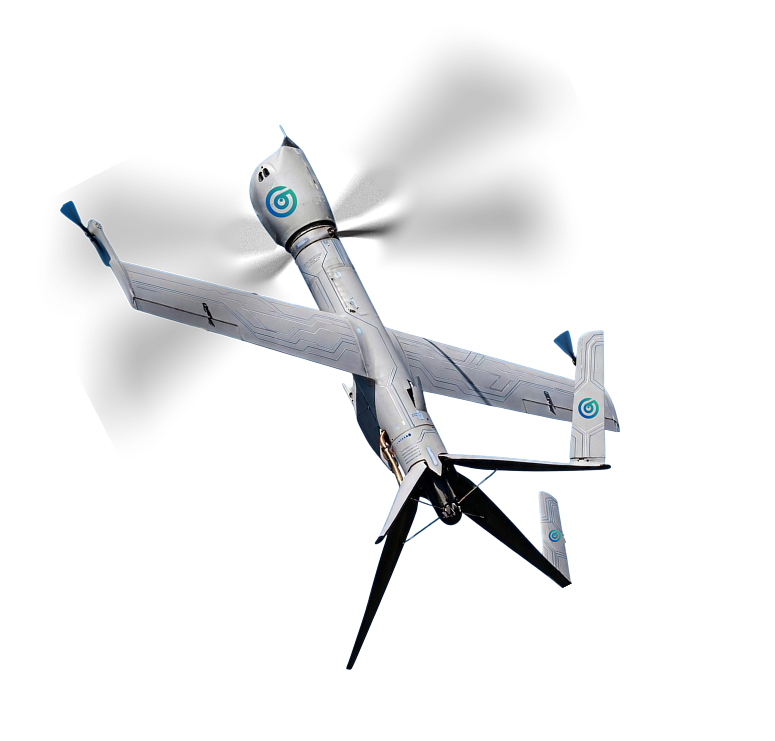 Illustration representing UAV and aerial technology
